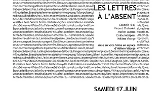 Les Lettres à l’absent
