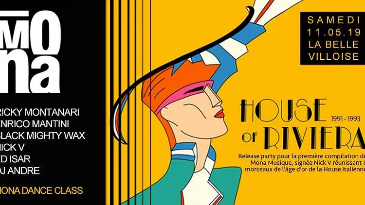 Mona 'House Of Riviera' Release Party Ricky Montanari, Enrico Mantini, Nick V, Black Mighty Wax