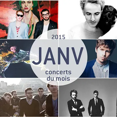 Résolution #1 : Les concerts de janvier pour commencer l'année du bon pied