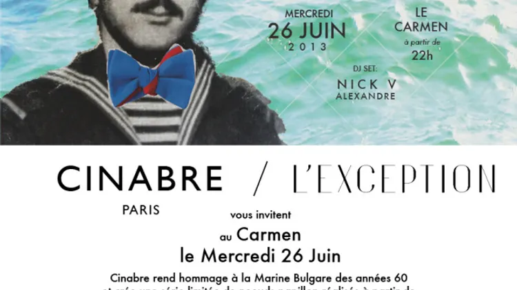 Cinabre X L'Exception