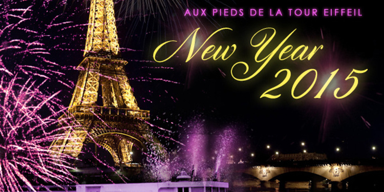 Bateau Maxim's Tour Eiffel Nouvel An 2015