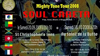 SOUL CARETA LIVE IN PARIS, MIGHTY TONE TOUR 2008