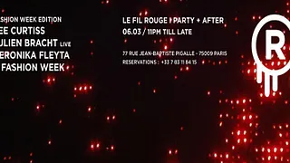 LE ROUGE x FASHION WEEK // LEE CURTISS x JULIEN BRACHT
