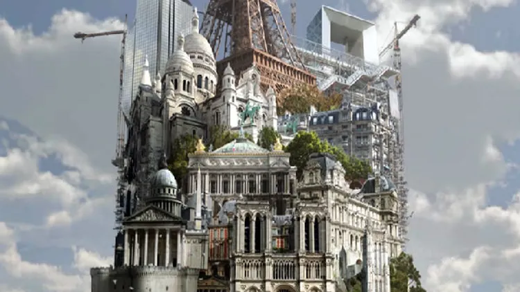 Paris en 3D sur le parvis de l'Hôtel de Ville