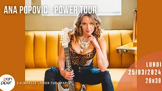ANA POPOVIC - Power tour
