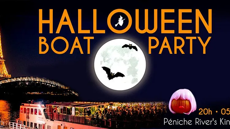 Halloween Boat Party ! (Croisière, Open Bar, Terrasse)
