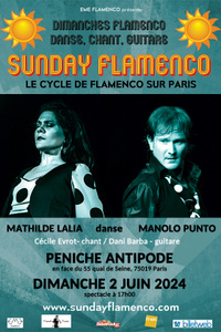 Sunday Flamenco - La Péniche Antipode - dimanche 2 juin