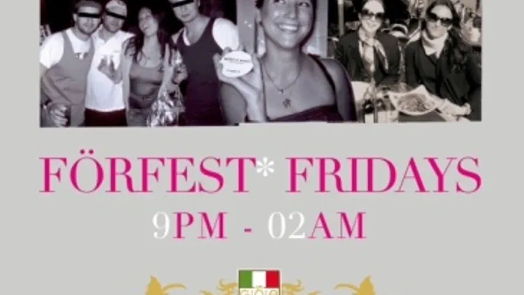 friday Förfest @ VIP room lounge in Paris