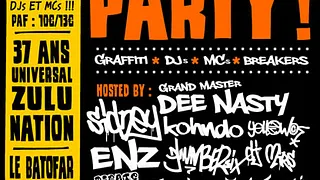 ZULU NATION PARTY: Special 37eme Anniversaire