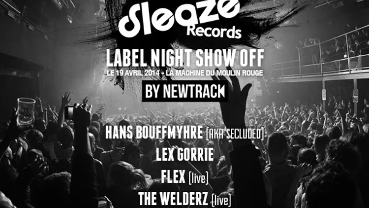 Sleaze Records Night by Newtrack & Le Sous-Sol