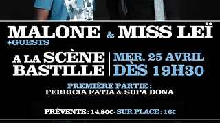 Malone & Miss Leï Scène Bastille