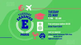 TUESDAY ERASMUS IN PARIS