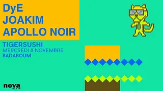 Annulé : Tigersushi présente : Joakim, DyE et Apollo Noir