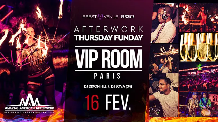 AFTERWORK Thursday FunDay ★ VIP ROOM Paris ★