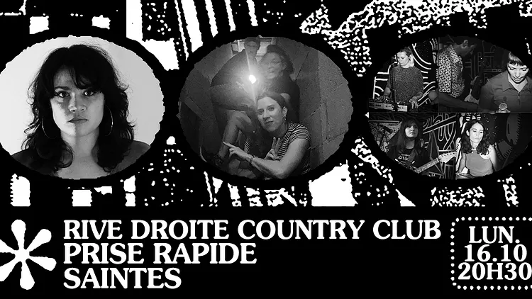 ✺ RELEASE PARTY - RIVE DROITE COUNTRY CLUB ✺ PRISE RAPIDE ✺ SAINTES ✺