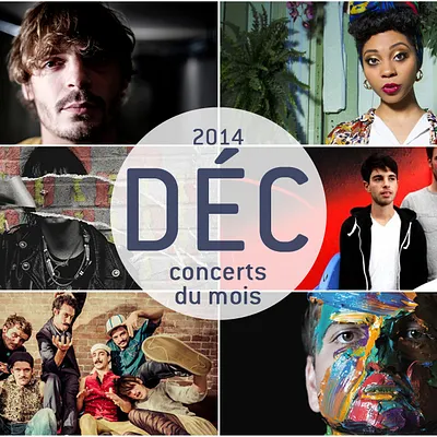 Les concerts de décembre pour finir l'année sur une bonne note