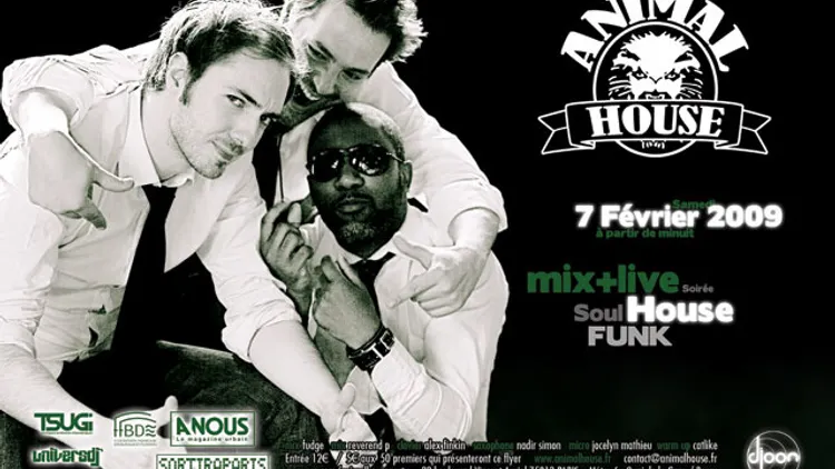 Animal House - MIX+Live - House Soul Funk