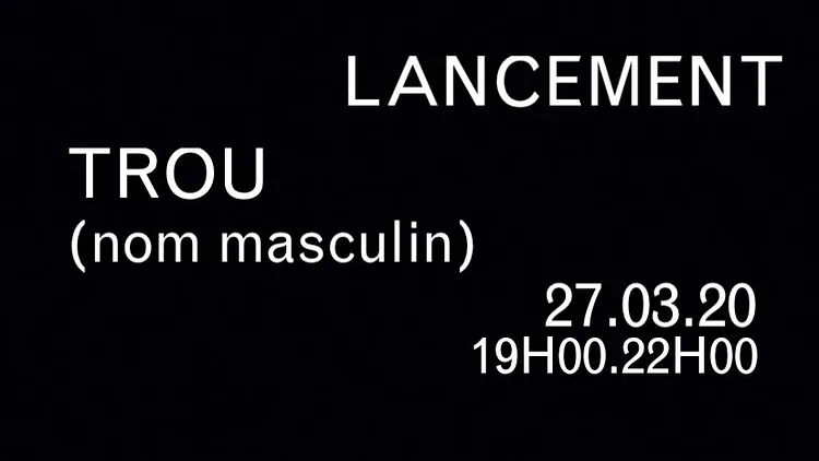 Lancement Petit Trou Fanzine