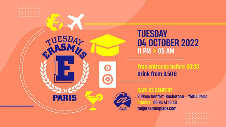 TUESDAY ERASMUS IN PARIS