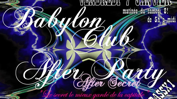 After Party "Saturday Morning"