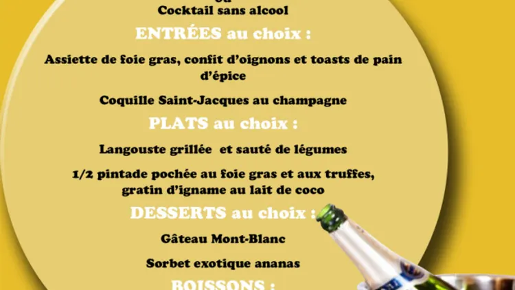 Soirée du jour de l'an au Caffé Créole