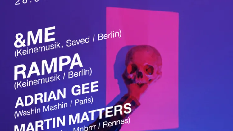 WUNDER MASCHINE w/ &Me, Rampa, Adrian Gee, Martin Matters...