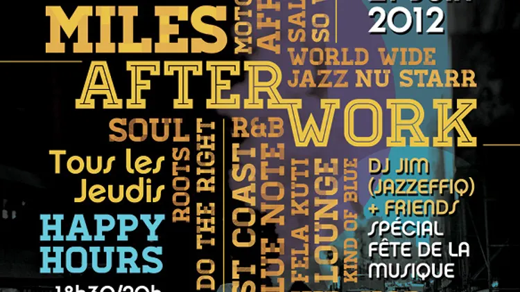 So Miles Spécial Fête de la Musique 8Djs :  Dj Jim + Friends - Djoon 21 Juin