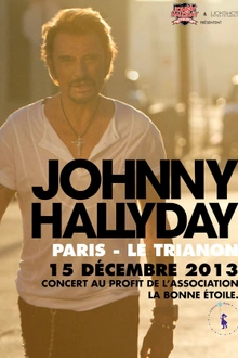 Johnny Hallyday en concert au profit de l'association La Bonne Etoile