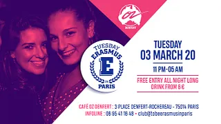 TUESDAY ERASMUS IN PARIS