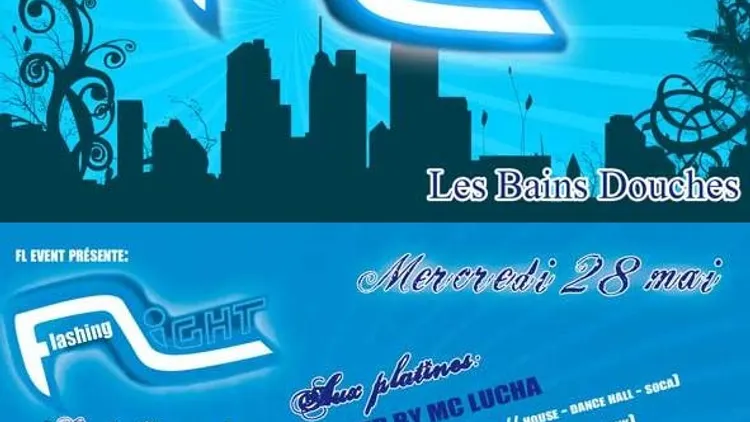 Flashing Lights aux Bains Douches
