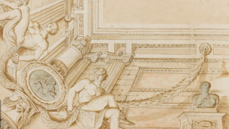 Peupler les cieux. Dessins pour les plafonds parisiens au XVIIème siècle