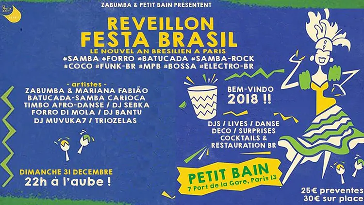 Festa Brasil ! Nouvel An Brésilien à Paris