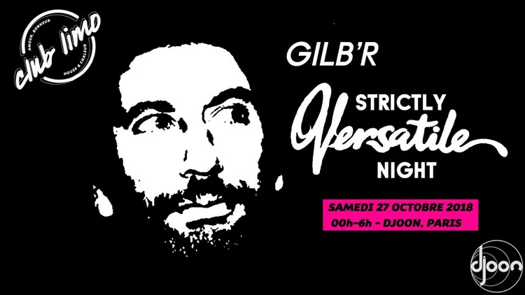 Club Limo Invite Gilb'R - Strictly Versatile Night