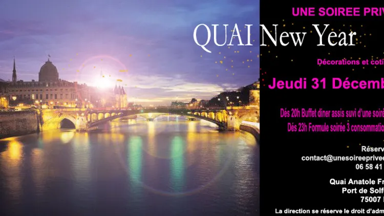 Réveillon du jour de l'an au Quai