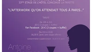 Le Bar Panoramique s'ouvre aux afterworks !