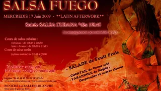 Ce Mercredi 17 Juin soirée SALSA FUEGO Party IV