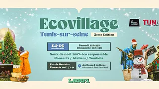 Ecovillage de noël X Tunis sur Seine
