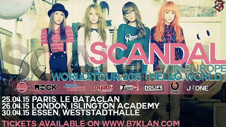SCANDAL HELLO WORLD TOUR