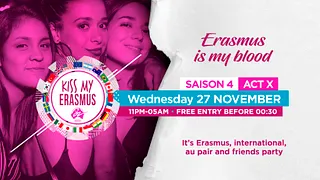 KISS MY ERASMUS at Café Oz