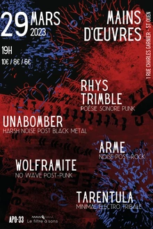 Rhys Trimble, ARME, Wolframite, Tarentula