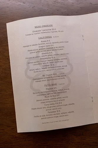 Bloom Sushi Restaurant Paris