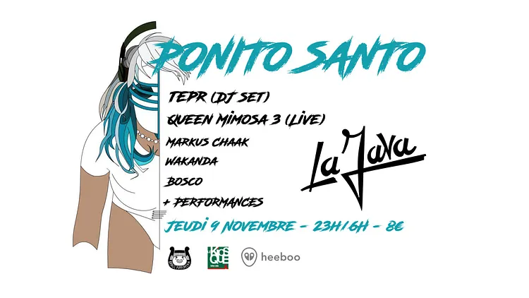 LA PONITO SANTO / QUEEN MIMOSA 3 + TEPR + WAKANDA +MARKUS CHAAK + BOSCO