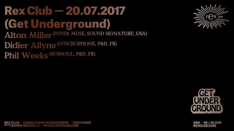 Get Underground | Alton Miller • Didier Allyne • Phil Weeks