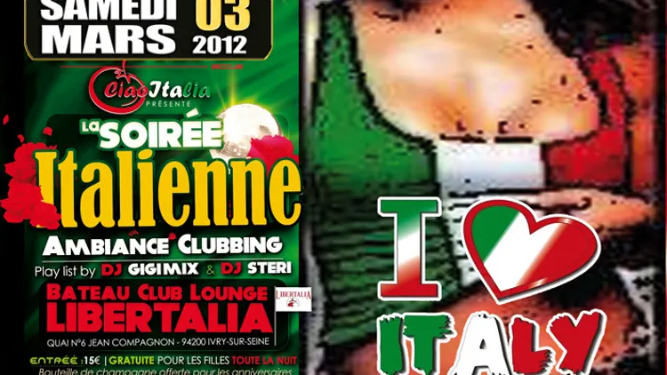 SOIREE CLUBBING ITALIENNE