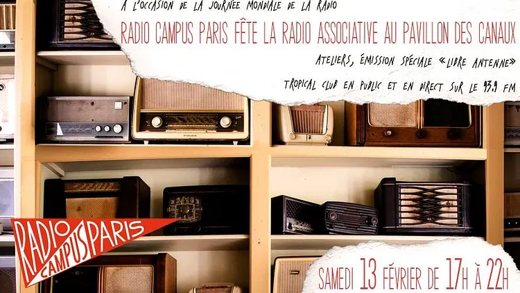 Radio Campus Paris fête la radio associative au Pavillon des Canaux