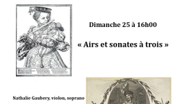 Airs et Sonates en trio