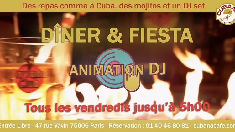 Le dîner fiesta du Vendredi