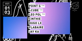 Concrete: I:Cube, Point G, Leo Pol, Cinthie, Hugo LX
