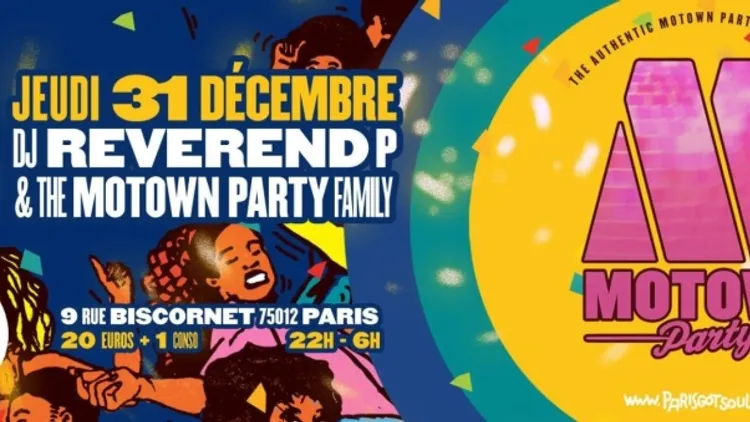 [CLUB] Motown Party New Years Eve w/ DJ Reverend P & Friends