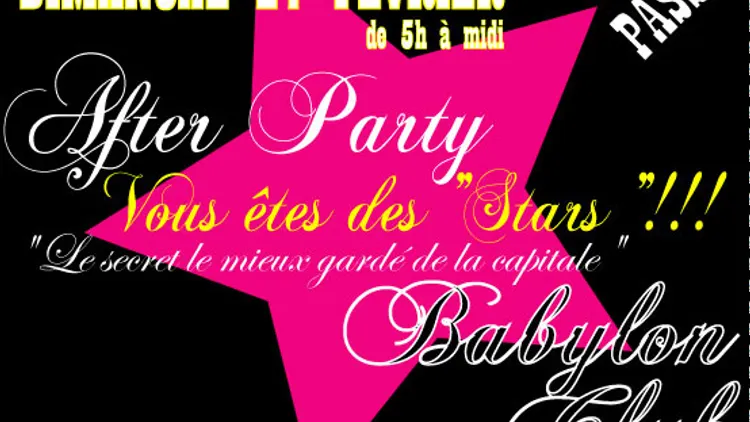 After"Vous êtes des Stars!!!"